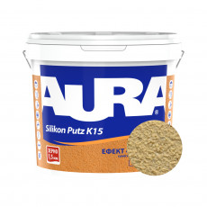 Штукатурка силиконовая барашек Aura Dekor Silikon Putz 1.5 мм цвет 06D 25 кг
