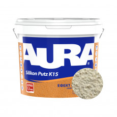 Штукатурка силиконовая барашек Aura Dekor Silikon Putz 1.5 мм цвет 06F 25 кг