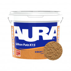 Штукатурка силиконовая барашек Aura Dekor Silikon Putz 1.5 мм цвет 07D 25 кг