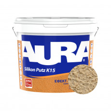 Штукатурка силиконовая барашек Aura Dekor Silikon Putz 1.5 мм цвет 07F 25 кг