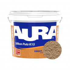 Штукатурка силиконовая барашек Aura Dekor Silikon Putz 1.5 мм цвет 08D 25 кг