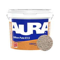 Штукатурка силиконовая барашек Aura Dekor Silikon Putz 1.5 мм цвет 11F 25 кг