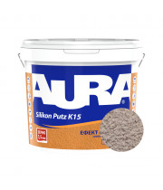 Штукатурка силиконовая барашек Aura Dekor Silikon Putz 1.5 мм цвет 12F 25 кг