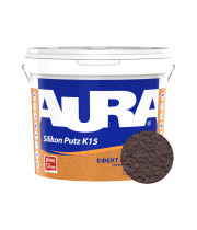 Штукатурка силиконовая барашек Aura Dekor Silikon Putz 1.5 мм цвет 13A 25 кг
