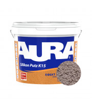 Штукатурка силиконовая барашек Aura Dekor Silikon Putz 1.5 мм цвет 13D 25 кг