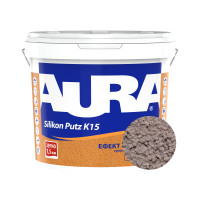 Штукатурка силиконовая барашек Aura Dekor Silikon Putz 1.5 мм цвет 13D 25 кг