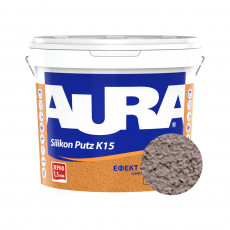 Штукатурка силиконовая барашек Aura Dekor Silikon Putz 1.5 мм цвет 13D 25 кг