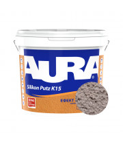 Штукатурка силиконовая барашек Aura Dekor Silikon Putz 1.5 мм цвет 13E 25 кг