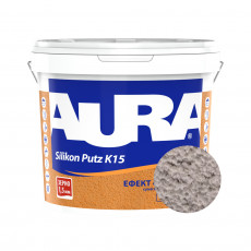 Штукатурка силиконовая барашек Aura Dekor Silikon Putz 1.5 мм цвет 13F 25 кг