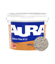 Штукатурка силиконовая барашек Aura Dekor Silikon Putz 1.5 мм цвет 14F 25 кг