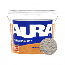 Штукатурка силиконовая барашек Aura Dekor Silikon Putz 1.5 мм цвет 14F 25 кг
