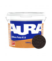 Штукатурка силиконовая барашек Aura Dekor Silikon Putz 1.5 мм цвет 15A 25 кг