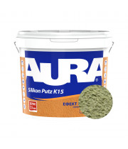 Штукатурка силиконовая барашек Aura Dekor Silikon Putz 1.5 мм цвет 16E 25 кг