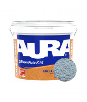 Штукатурка силиконовая барашек Aura Dekor Silikon Putz 1.5 мм цвет 17D 25 кг