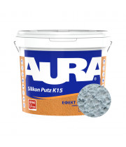Штукатурка силиконовая барашек Aura Dekor Silikon Putz 1.5 мм цвет 17E 25 кг