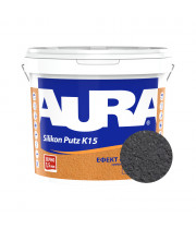 Штукатурка силиконовая барашек Aura Dekor Silikon Putz 1.5 мм цвет 18A 25 кг