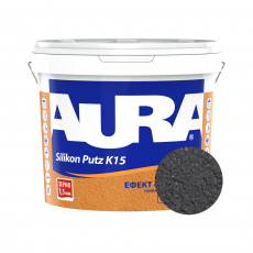Штукатурка силиконовая барашек Aura Dekor Silikon Putz 1.5 мм цвет 18A 25 кг
