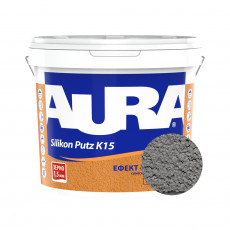 Штукатурка силиконовая барашек Aura Dekor Silikon Putz 1.5 мм цвет 18D 25 кг