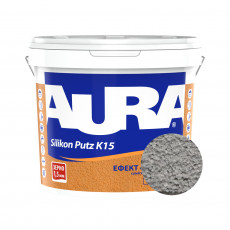 Штукатурка силиконовая барашек Aura Dekor Silikon Putz 1.5 мм цвет 18E 25 кг