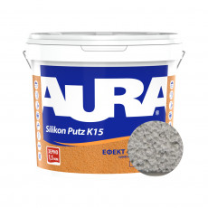 Штукатурка силиконовая барашек Aura Dekor Silikon Putz 1.5 мм цвет 18F 25 кг