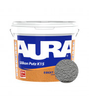 Штукатурка силиконовая барашек Aura Dekor Silikon Putz 1.5 мм цвет 19D 25 кг