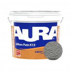 Штукатурка силиконовая барашек Aura Dekor Silikon Putz 1.5 мм цвет 19D 25 кг