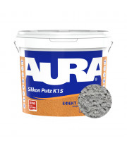 Штукатурка силиконовая барашек Aura Dekor Silikon Putz 1.5 мм цвет 19E 25 кг