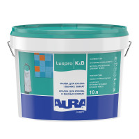 Акрилатная краска Aura® LuxPro K&B для кухонь и ванных комнат полуматовая белая