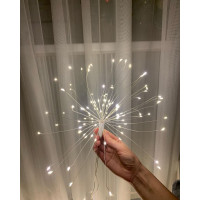 Світлодіодна гірлянда Феєрверк 3 м 1000 LED 5 пучків колір теплий білий