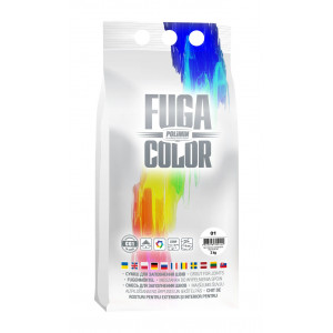 Затирка для швов Polimin Fuga Color CG1 2 kg, white (белый)