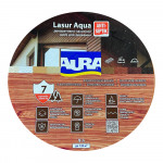 Лазурь для дерева Aura® Lasur Aqua белая шелковисто-матовая 9 л