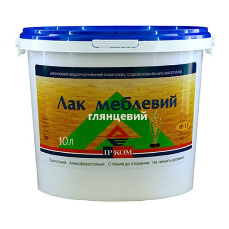 Лак Ірком ІР-13 меблевий глянсовий 10 л