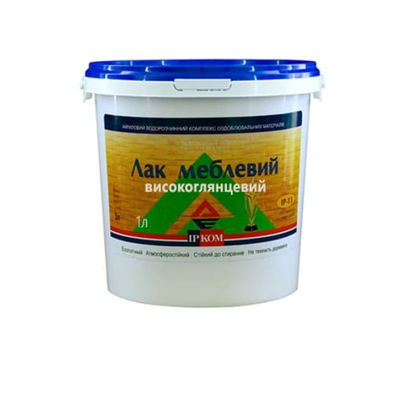 Лак Ірком ІР-13 меблевий вискоглянсовий 1 л 