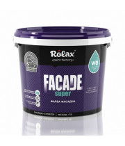 Краска фасадная акриловая Rolax Facade Super база TR матовая
