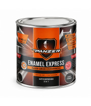 Эмаль быстросохнущая PANZER Enamel Express графит матовая