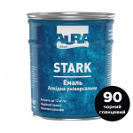 Емаль Aura® Stark алкідна універсальна №90 чорний глянець 2.8 кг