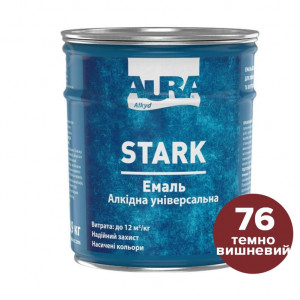 Емаль Aura® Stark алкідна універсальна №17 темно-вишневий глянець