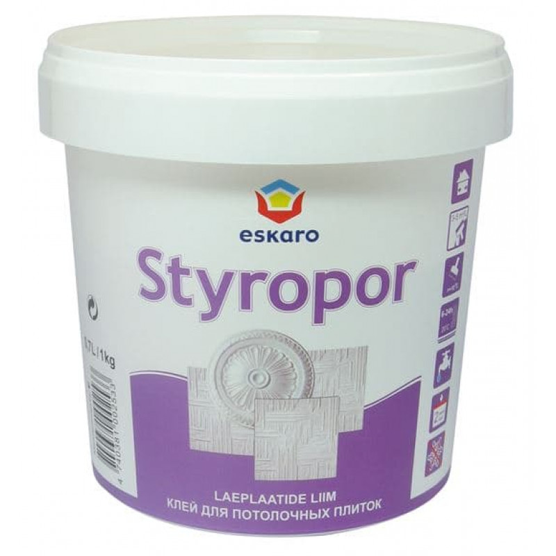 Клей для потолочной плит Eskaro Styropor 1 кг