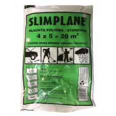 Плёнка малярная защитная Slimplane 4х5 м 20 м2 толщина 7 мк (2106)