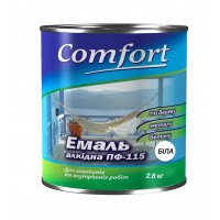 Емаль алкідна ПФ-115 Comfort біла глянцева