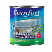 Емаль алкідна ПФ-115 Comfort червона глянцева
