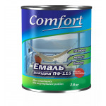 Емаль алкідна ПФ-115 Comfort червоно-коричнева глянцева 0.9 кг 2.8 кг