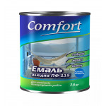 Алкидная эмаль краска Comfort (PolyColor) ПФ 115 ярко голубая 0.9 кг 2.8 кг