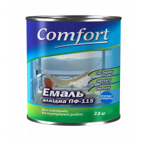 Алкидная эмаль краска Comfort (PolyColor) ПФ 115 ярко голубая