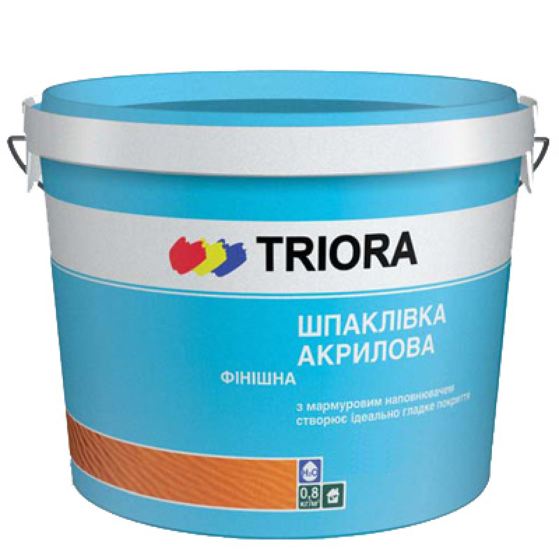 Шпаклевка универсальная акриловая TRIORA 1.5 кг
