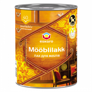 Лак для меблів Eskaro Moobilakk 40 напівглянсовий