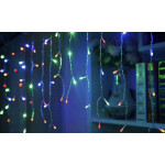 Наружная новогодняя гирлянда Бахрома 120 Led цвет мультиколор 3 м