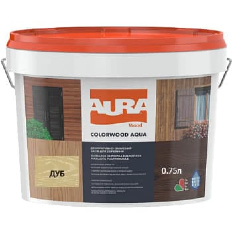 Лазурь Aura ColorWood Aqua полумат дуб 0.75 л
