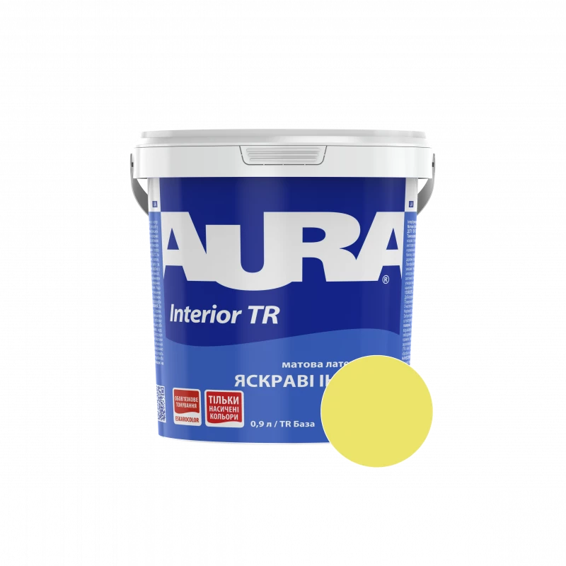 Фарба інтер'єрна Aura Interior TR NCS 0050-G80Y (ніжно-салатовий) матова 0,9 л (1,13 кг)