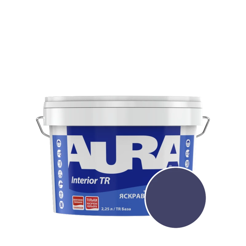 Фарба інтер'єрна Aura Interior TR RAL 5022 (холодний індиговий) матова 2,25 л (2,72 кг)